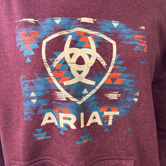 NWOT Ariat Maroon Hoodie medium - Picture 2 of 6